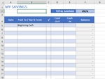 account register – Checking, Savings & Cash Account Register